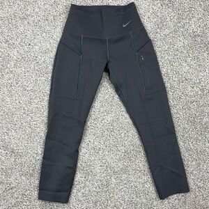 Nike Go Dri Fit firm support leggings XS gray